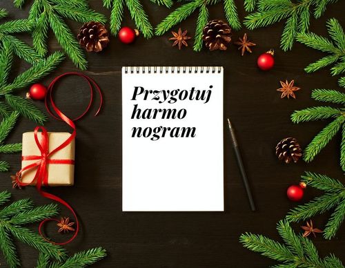 tygodniowy harmonogram domowych porządków przedświątecznych 